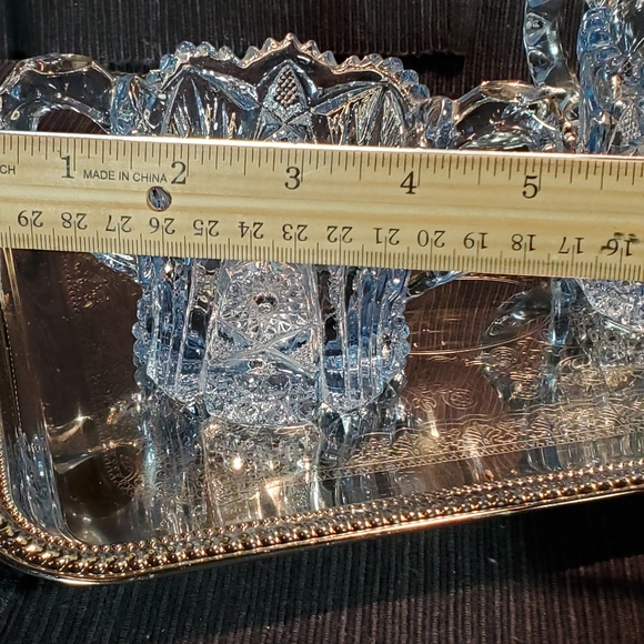 Antique American Brilliant Blue Creamer & Sugar - Picture 10 of 16